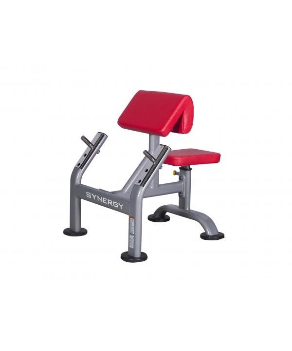 Synergy S2-4-PCB Seated Preacher Curl bench - 1