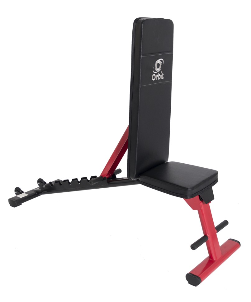 Bench Pro Fitness Folding Workout Bench & Weights 