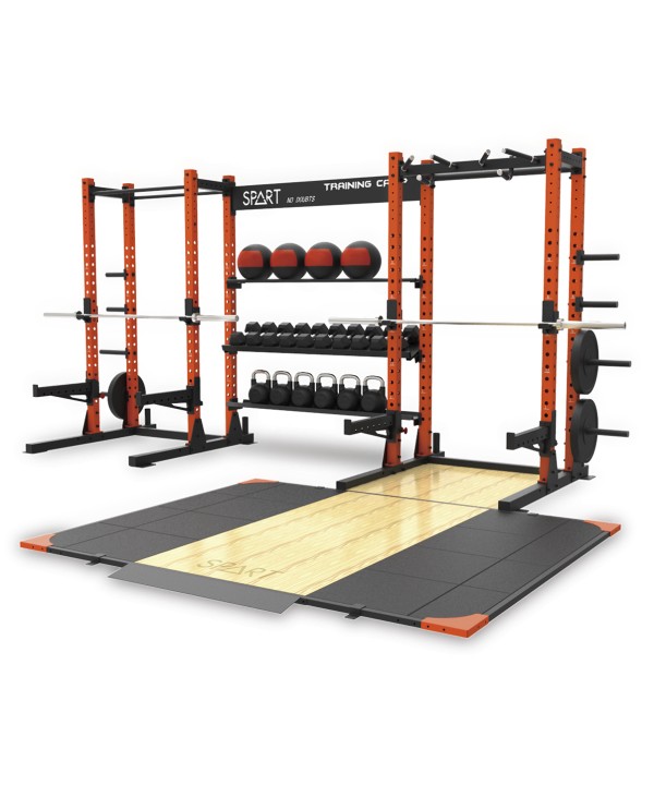 SPART Dual Power Rack with Integrated Storage Rack - 1