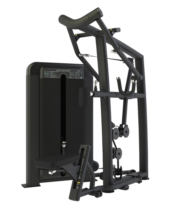 Club Line Seated Row (Converging Axis / Independent Arm) Weight Stack Tower - 1