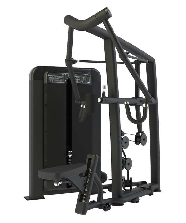 Club Line Seated Row (Converging Axis) Weight Stack Tower - 1