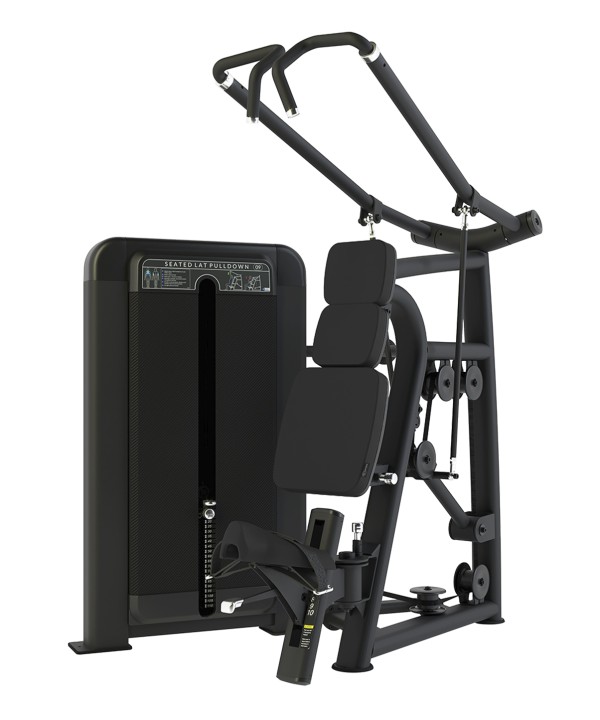 Club Line Seated Lat Pulldown (Converging Axis) Weight Stack Tower - 1